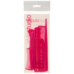 Hair Comb Set 6pc - Pink -Beauty Product Store 314933 style studio 6 piece comb set pink