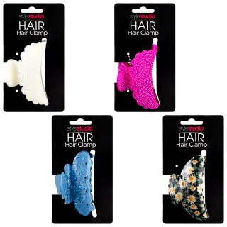 Style Studio Hair Clamp - Pink Pearl 2 Style Studio Hair Clamp - Pink Pearl - Image 2