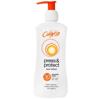 Calypso Press & Protect Sun Lotion Spf 30 200ml 1 Calypso Press & Protect Sun Lotion Spf 30 200ml