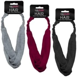 Style Studio Jersey Twist Headband - Pink 6 Style Studio Jersey Twist Headband - Pink -Beauty Product Store 346013 jersey twist headband group