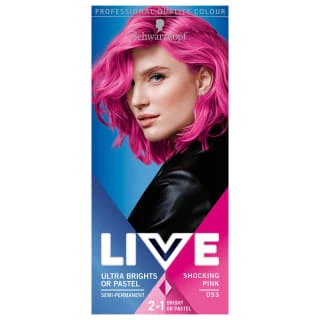Schwarzkopf Live Ultra Brights Or Pastel Hair Dye - Shocking Pink 1 Schwarzkopf Live Ultra Brights Or Pastel Hair Dye - Shocking Pink