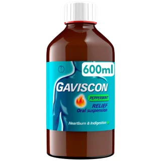 Gaviscon Original Peppermint 600ml 1 Gaviscon Original Peppermint 600ml