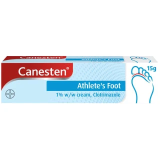 B&M Canesten Dual Action Athlete's Foot Cream 15g 1 B&M Canesten Dual Action Athlete's Foot Cream 15g