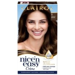 Clairol Nice'n Easy Creme Permanent Hair Dye - 5 Medium Brown