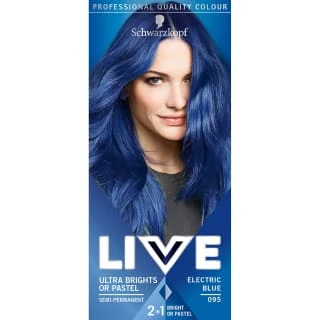 Schwarzkopf Live Hair Dye - Electric Blue 1 Schwarzkopf Live Hair Dye - Electric Blue