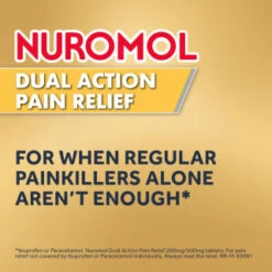 Nuromol Dual Action Pain Relief 200mg/500mg Tablets 6pk -Beauty Product Store 388294 nuromol ibuprofen and paracetamol 6s