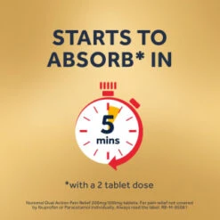 Nuromol Dual Action Pain Relief 200mg/500mg Tablets 6pk -Beauty Product Store 388294 nuromol ibuprofen and paracetamol 6s 6