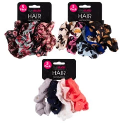 Style Studio Hair Scrunchies 5pk - Gold Stars 15 Style Studio Hair Scrunchies 5pk - Gold Stars -Beauty Product Store 390087 5pk style studio hair scrunchies group