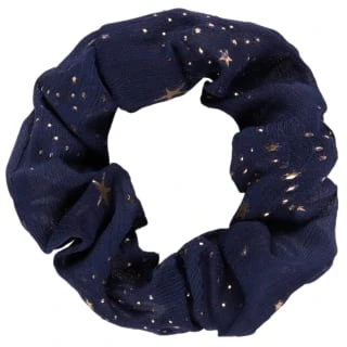 Style Studio Hair Scrunchies 5pk - Gold Stars 3 Style Studio Hair Scrunchies 5pk - Gold Stars - Image 3